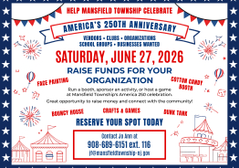 HELP MANSFIELD TOWNSHIP CELEBRATE AMERICA'S 250TH ANNIVERSARY
